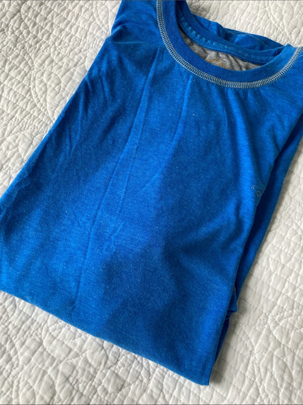 Orvis Men's Trout Bum Royal Blue Short Sleeve Crew Tee Large - Picture 8 of 8